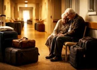 Kommentar: Ein Leben lang gegeben – und am Ende fallen gelassen Altersheim-Insolvenz_Illustration