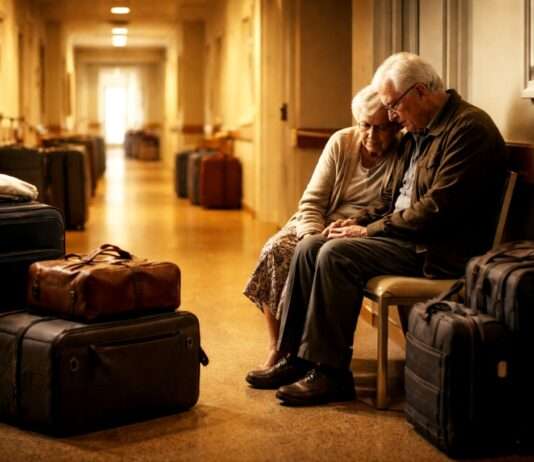 Kommentar: Ein Leben lang gegeben – und am Ende fallen gelassen Altersheim-Insolvenz_Illustration