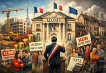 Die Wohnungsfrage ordnet Frankreichs Kommunalpolitik neu Bauen-Kommunalpolitik_Illustration