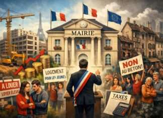 Die Wohnungsfrage ordnet Frankreichs Kommunalpolitik neu Bauen-Kommunalpolitik_Illustration