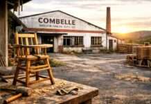 Das leise Verschwinden eines Klassikers – Wie Combelle zum Sinnbild industrieller Zerbrechlichkeit wurde Combelle_Babystuhl_Illustration