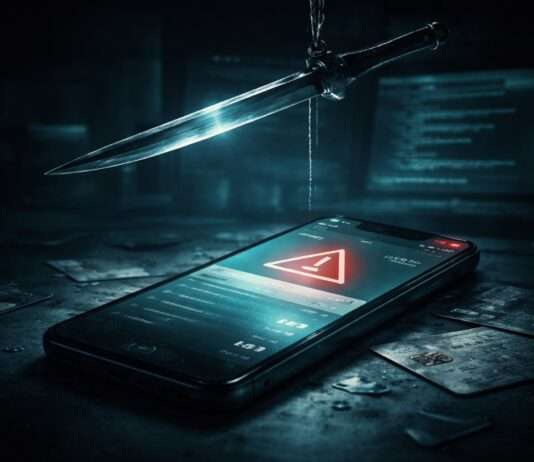 Kommentar: Der stille Raub – Warum uns Bankdaten-Hacks mehr nehmen als Geld Damoklesschwert-Bank-Hacking_Illustration