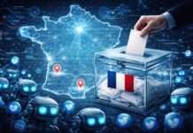 Digitale Schatten über der Kommunalwahl: Frankreich ringt mit neuer Form politischer Einflussnahme Digitale-Kampagnen-Beeinflussung-Lokalwahlen_Illustration
