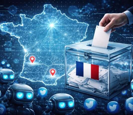 Digitale Schatten über der Kommunalwahl: Frankreich ringt mit neuer Form politischer Einflussnahme Digitale-Kampagnen-Beeinflussung-Lokalwahlen_Illustration