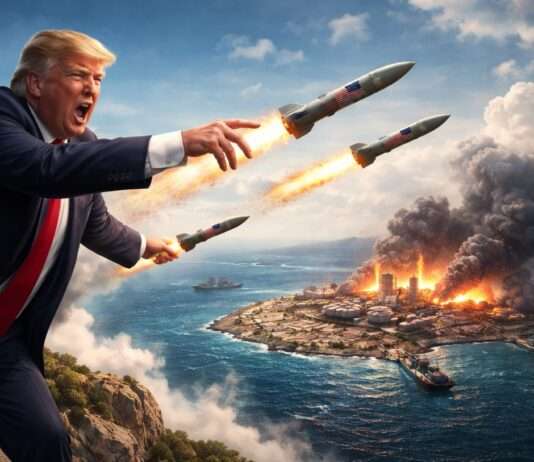 Angriff auf Irans Ölherz: Der US-Schlag gegen Kharg Island und seine geopolitische Sprengkraft Donald-Trump-Raketen-Iran-Kharg_Illustration
