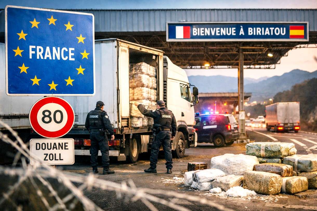 Die durchlässige Grenze von Biriatou – Ein Drogenkorridor zwischen Spanien und Frankreich