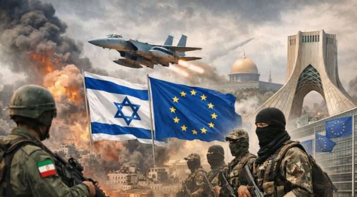 Iran wirft der Europäischen Union Mitschuld im Nahostkrieg vor Europa-Iran-Krieg_Illustration