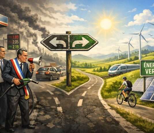 Kommentar. Die Politik an der Zapfsäule – oder: Wie Frankreich vor der Zukunft zurückschreckt Falsche-Politik-Spritpreise_Illustration