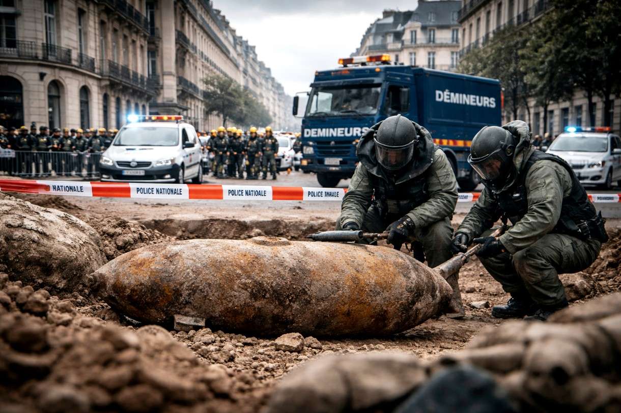 Wenn die Vergangenheit zu detonieren droht: Eine Weltkriegsbombe legt Rennes lahm
