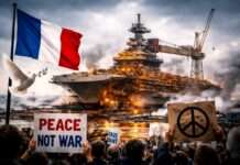 Kommentar: Wo bleibt der Wille zum Frieden? Frankreich baut das grösste Kriegsschiff Europas Flugzeugträger-France-Libre_Illustration