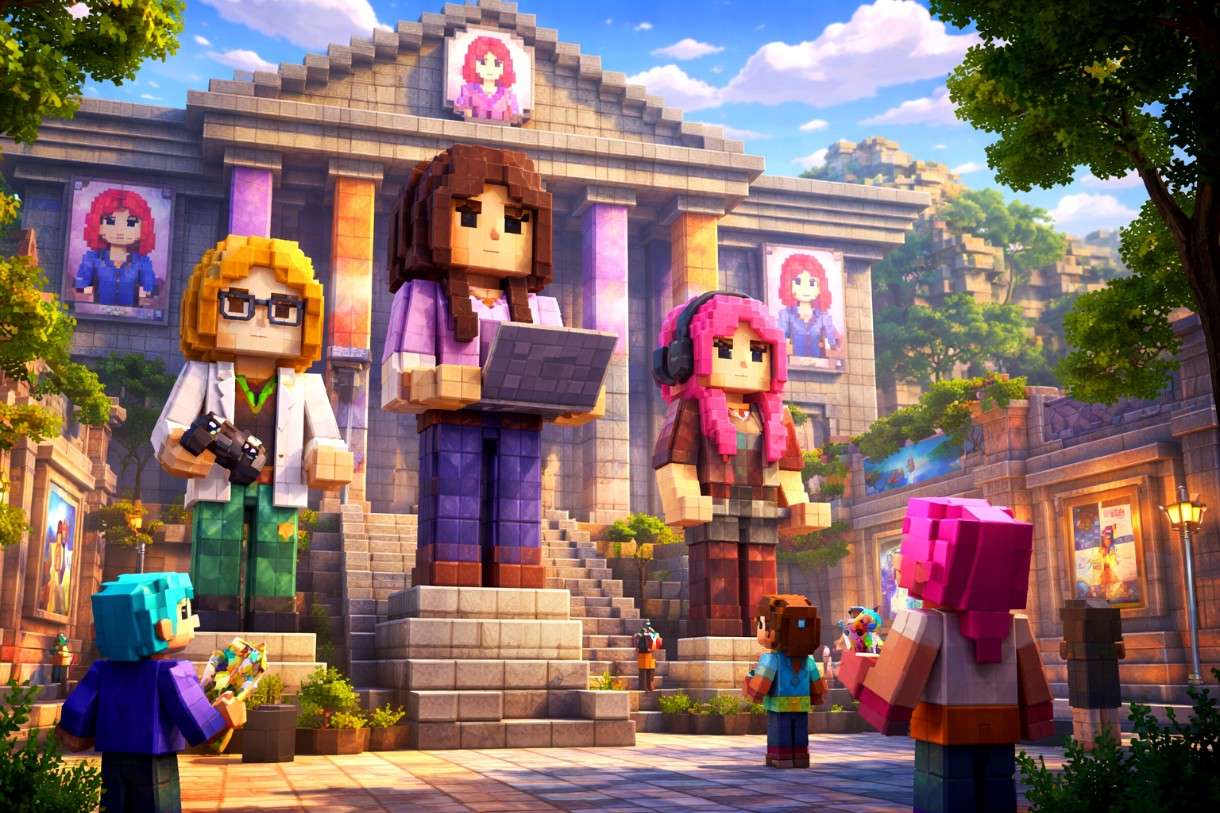 Ein Museum aus Pixeln – Wie Minecraft die Frauen der Videospielbranche sichtbar macht