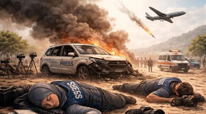 Wenn Berichterstattung zum Ziel wird: Der tödliche Angriff von Jezzine und seine Folgen Getötete-Journalisten-Libanon_Illustration