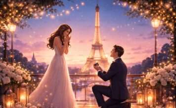 Paris inszeniert die große Frage Heiratsantrag-Paris_Illustration