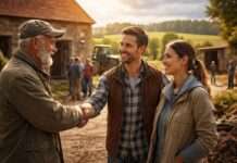 Hofübergabe statt Höfesterben: Wie Alterfixe Frankreichs Bauernhöfe vor dem Verschwinden bewahren will Hofübergabe-Altersgrenze_Illustration