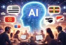 Wenn Algorithmen entscheiden: Warum Regionalsprachen in der KI-Ära um ihr Überleben kämpfen KI-und-Regionalsprachen_Illustration