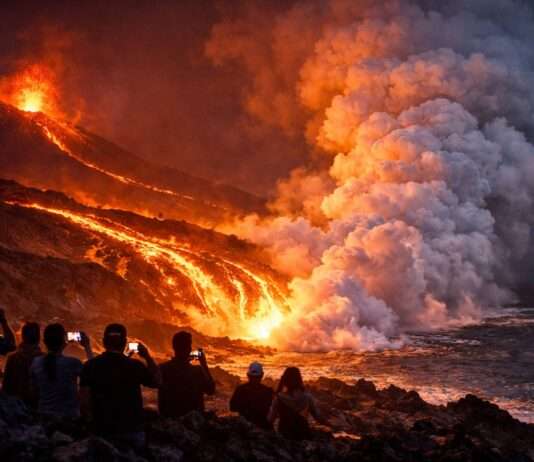 Lava, Licht und Leichtsinn – Wenn der Vulkan ruft La-Reunion-Piton-de-la-Fournaise_Illustration