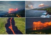 Flüssiges Feuer auf der Küstenstraße La-Reunion-Piton-de-la-Fournaise_ScreenX