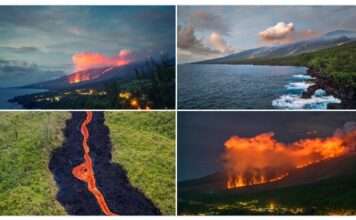 Flüssiges Feuer auf der Küstenstraße La-Reunion-Piton-de-la-Fournaise_ScreenX