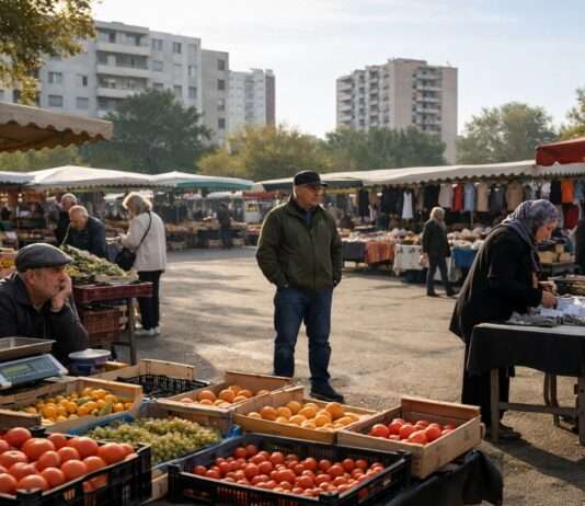 Wenn der Markt verstummt: In Toulouse verliert Bellefontaine seine lauteste Tradition Markt-Stille_Illustration