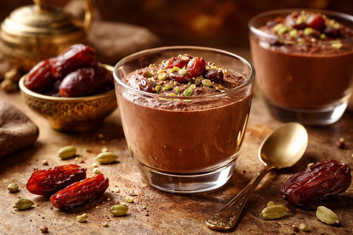 Ramadan in der französischen Küche - Mousse au chocolat noir et cardamome