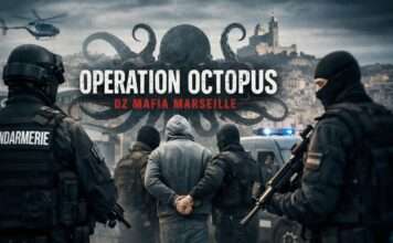 Operation „Octopus“: Großrazzia gegen die DZ Mafia erschüttert Südfrankreich Operation-Octopus-DZ-Mafia_Illustration