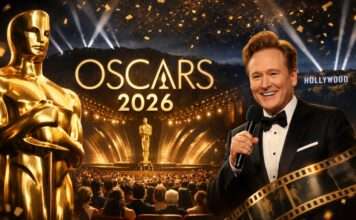 Hollywood feiert das Kino: „One Battle After Another“ dominiert die Oscars 2026 Oscars-2026_Illustration