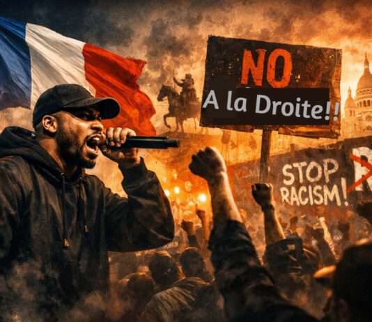 Kommentar: Musik gegen Rechts – Rapper verteidigen die Demokratie Rap-gegen-Rechts_Illustration