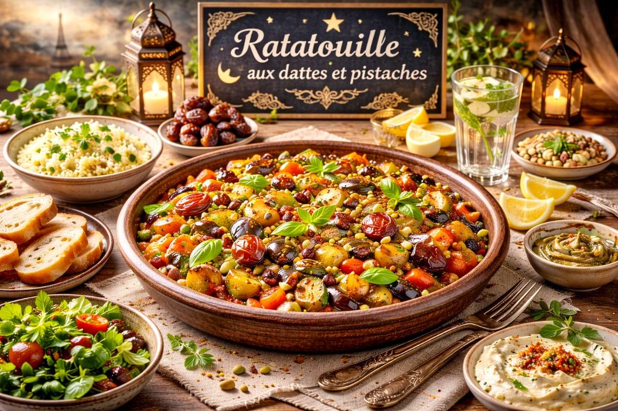 Ramadan in der französischen Küche - Ratatouille aux dattes et pistaches