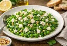 Salade de petits pois, menthe et feta Salade-de-petits-pois-menthe-et-feta