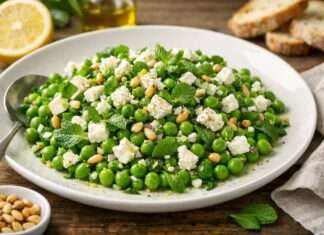 Salade de petits pois, menthe et feta Salade-de-petits-pois-menthe-et-feta