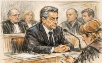 Sarkozys letzte Verteidigung: Der Libyen-Prozess als Bewährungsprobe für Frankreichs Rechtsstaat Sarkozy-vor-Gericht