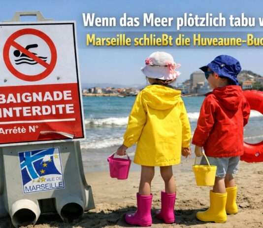 Wenn das Meer plötzlich tabu wird – Warum Marseille einen Strand den ganzen Sommer schließen muss Schliessung-Strand-Marseille_Illustration
