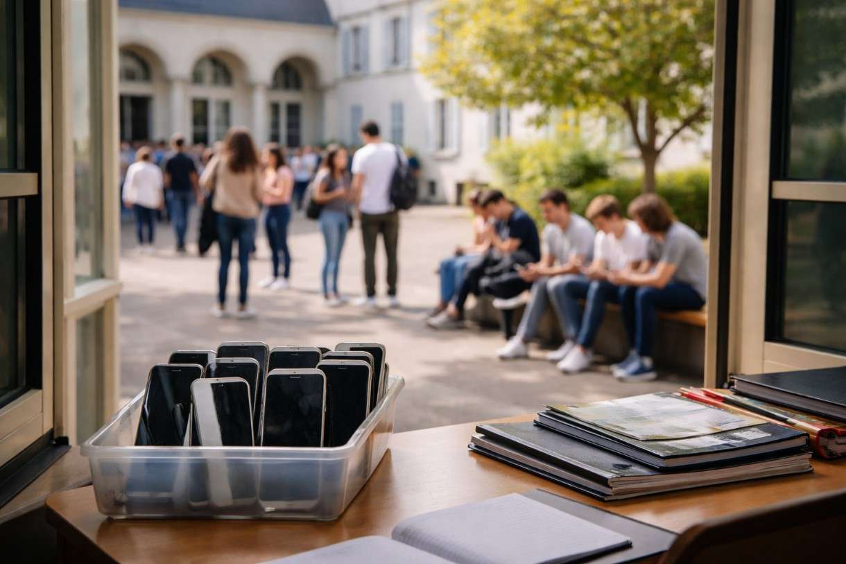 Digitale Pause im Klassenzimmer: Frankreich ringt um den richtigen Umgang mit Smartphones im Lycée