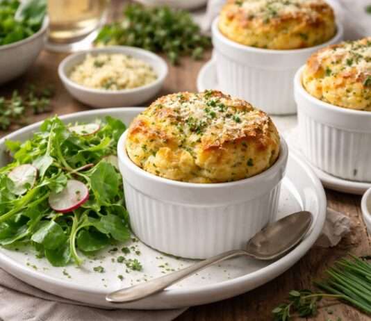 Der Frühling ist da: Soufflé au fromage et aux herbes Soufflé-au-fromage-et-aux-herbes