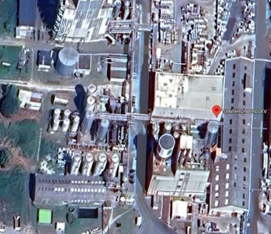 Chemieunfall in Indre-et-Loire: Alarm auf dem Gelände von Synthron – Entwarnung für die Bevölkerung Synthron-Prodev_ScreenGoogle