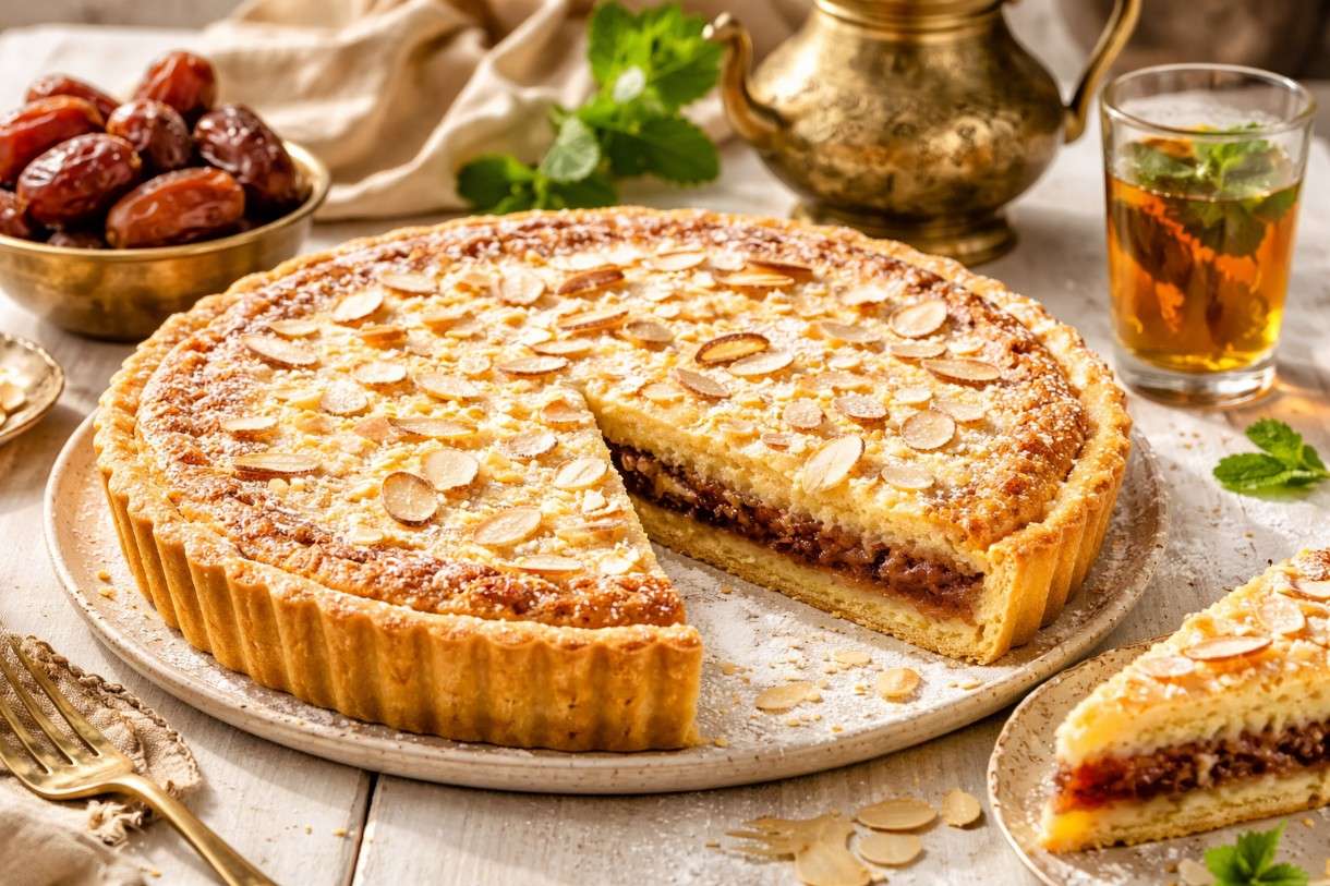 Ramadan in der französischen Küche - Tarte aux dattes et amandes