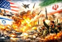 Krieg ohne klares Ziel: Was Donald Trump im Konflikt mit Iran wirklich anstrebt USA-Israel_Iran_Krieg_Illustration