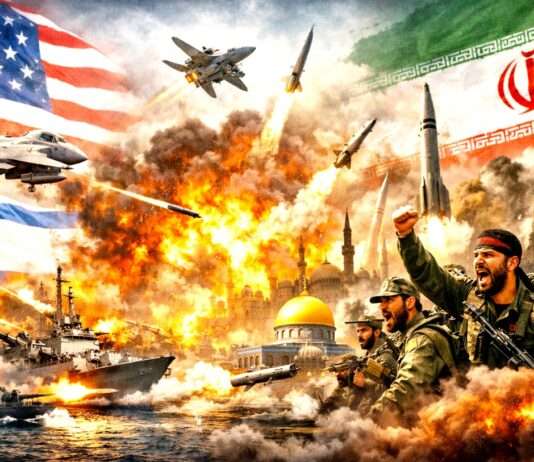 Krieg ohne klares Ziel: Was Donald Trump im Konflikt mit Iran wirklich anstrebt USA-Israel_Iran_Krieg_Illustration