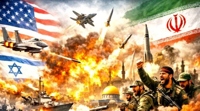 Krieg ohne klares Ziel: Was Donald Trump im Konflikt mit Iran wirklich anstrebt USA-Israel_Iran_Krieg_Illustration