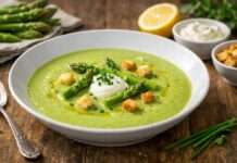 Der Frühling ist da: Velouté d’asperges vertes – eine elegante Hommage an den grünen Spargel Velouté-d-asperges-vertes