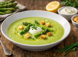 Der Frühling ist da: Velouté d’asperges vertes – eine elegante Hommage an den grünen Spargel Velouté-d-asperges-vertes