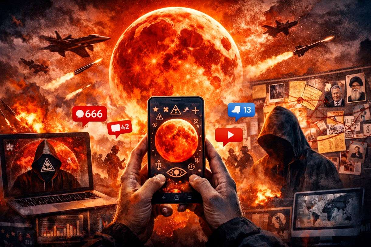Wenn der Mond rot glüht und das Netz durchdreht