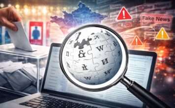 Wenn Wahlkampf auf Wissen trifft: Wie Wikipedia sich vor politischer Manipulation schützt Wikipedia-Manipulaution-Wahlen_Illustration