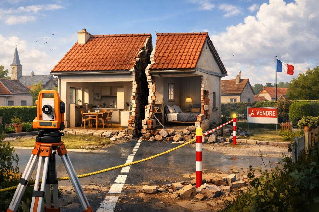 Wenn der Katasterplan lügt: Wie ein Grundstücksfehler ein Haus zerschneidet