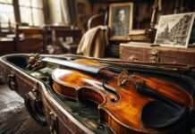 Das verschwundene Lied aus Holz und Lack Antike-Violine-Stradivari_Illustration