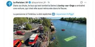 Busunglück in Juvisy-sur-Orge: Linienbus stürzt in die Seine – Was bislang bekannt ist Busunglück-Seine_ScreenX