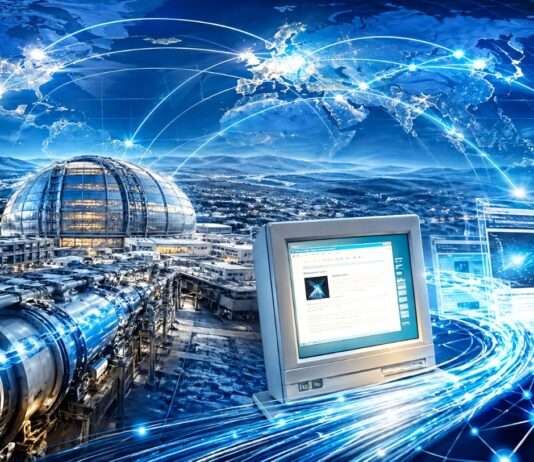 Als das CERN das Web verschenkte – Der Tag, der die digitale Welt erschuf CERN-Geburt-des-Internets_Illustration