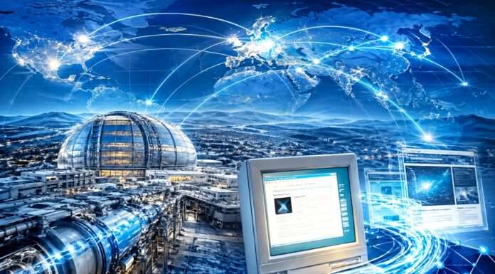 Als das CERN das Web verschenkte – Der Tag, der die digitale Welt erschuf CERN-Geburt-des-Internets_Illustration