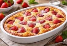 Die Zeit der Erdbeeren hat begonnen – und mit ihr die Rückkehr eines französischen Klassikers: Clafoutis aux fraises Clafoutis-aux-fraises
