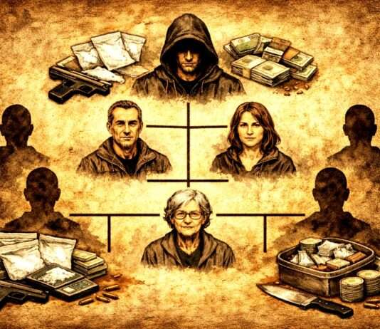 Wenn die Familie zum Kartell wird: Ein Drogennetzwerk in der Normandie erschüttert eine ganze Region Drogenhandel-Familienclan_Illustration